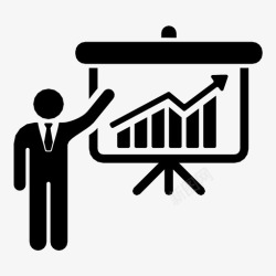 销售经理述职报告销售报告项目经理图标高清图片