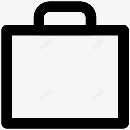 公文包包盒子图标svg_新图网 https://ixintu.com 公文包 办公包 办公室 包 时尚大胆的线图标 电脑包 盒子 礼品包 行李