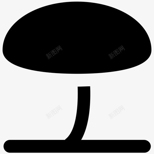 蘑菇食物大胆的固体图标svg_新图网 https://ixintu.com 蘑菇 食物大胆的固体图标
