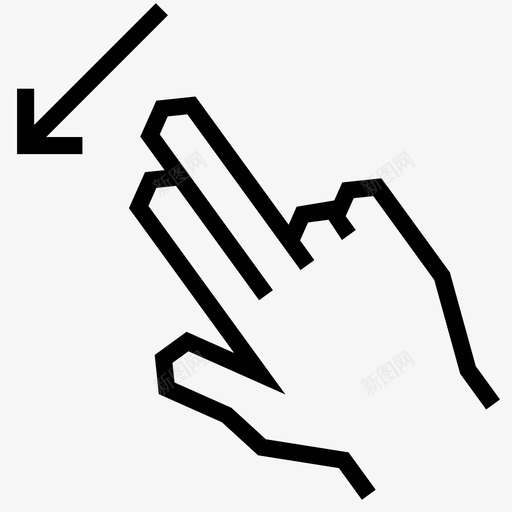 两个手指向下滑动平板电脑向下滑动图标svg_新图网 https://ixintu.com 两个手指向下滑动 动作 向下滑动 平板电脑 手 手势 箭头 角度手势 触摸 调整