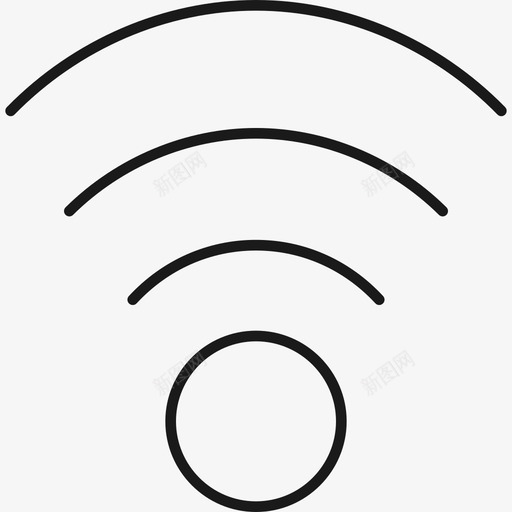 wifi通用图标集超轻svg_新图网 https://ixintu.com wifi 通用图标集超轻