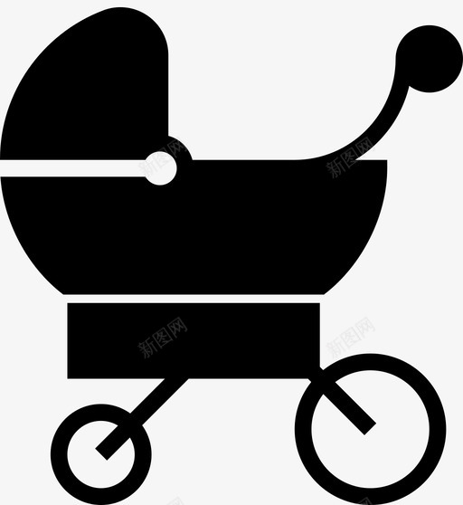 婴儿车睡觉展示品图标svg_新图网 https://ixintu.com 儿童 婴儿 婴儿实心 婴儿车 安全 展示品 材料 物体 物品 睡觉