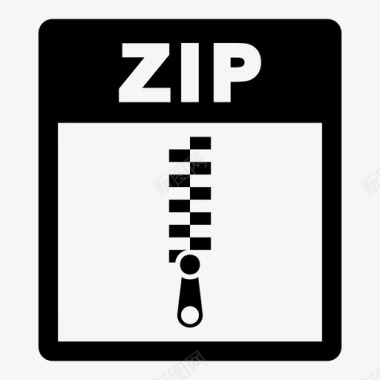 zip文件存储较小图标图标