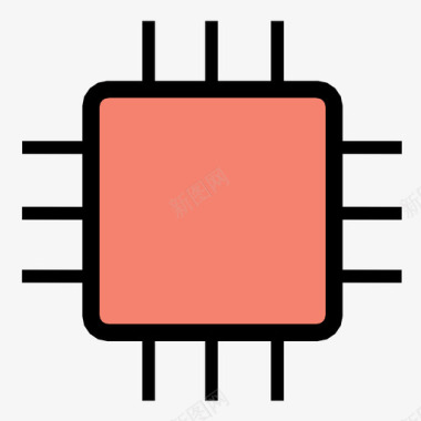 处理器处理器芯片移动器图标图标