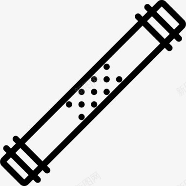 杠铃举重训练图标图标