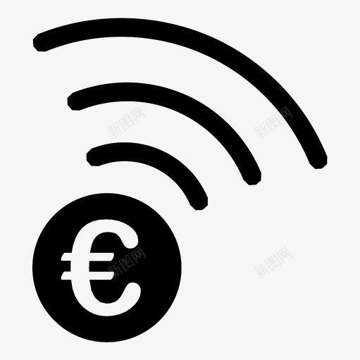 欧元公告wifi无线电信号图标svg_新图网 https://ixintu.com wifi 出版物 广播 无线 无线电信号 欧元公告 欧洲 硬币 货币 通信