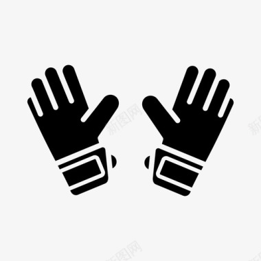 守门员手套保护比赛图标图标