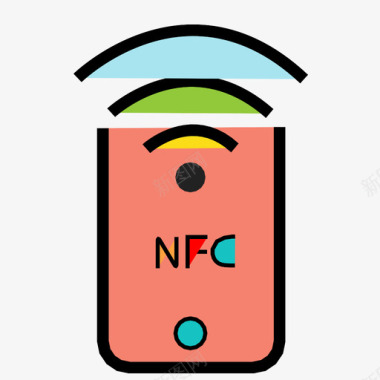nfc电话图标图标