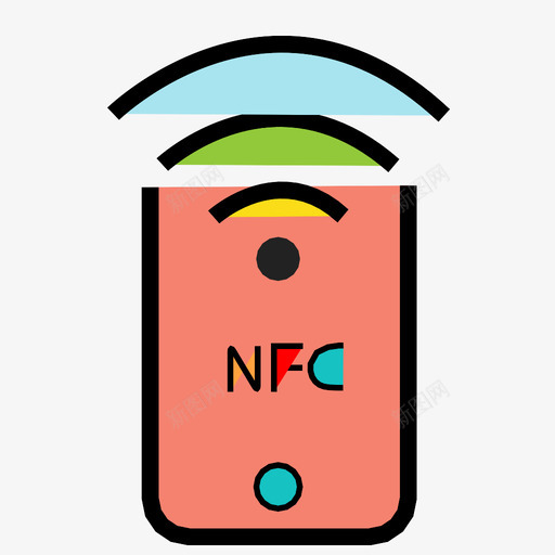 nfc电话图标svg_新图网 https://ixintu.com nfc电话