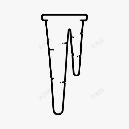 冰柱水刺图标svg_新图网 https://ixintu.com 冬天 冰 冰柱 冷冻 刺 寒冷 水 秋天