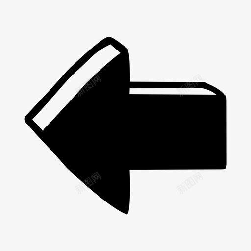 箭头矛叉子图标svg_新图网 https://ixintu.com 光标 刀刃 叉子 尖刺 方向 矛 移动 箭头 绘制集23d 钻头 黑色