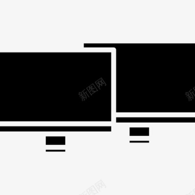 计算机监视器seopack已满图标图标