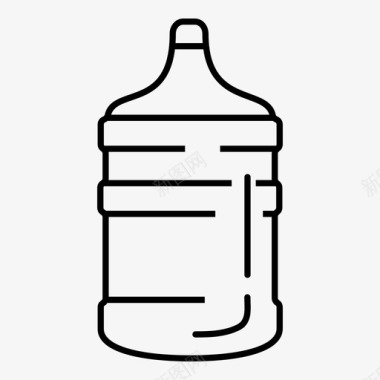 水瓶容器塑料瓶图标图标