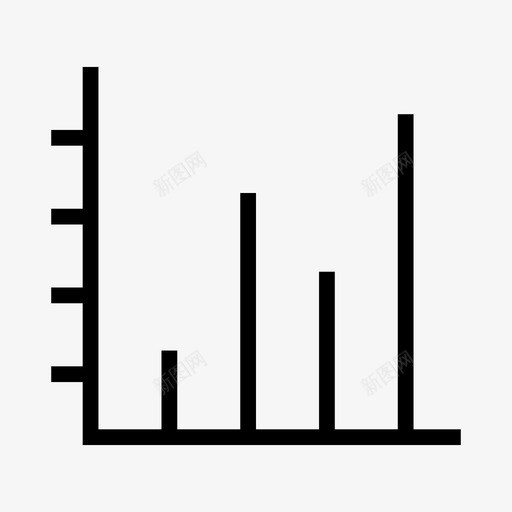 柱状图数据信息图标svg_新图网 https://ixintu.com 信息 各种2 数据 柱状图 测量 统计