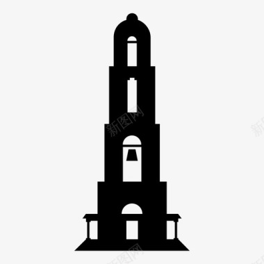 基希讷乌大教堂钟楼钟声牧师图标图标