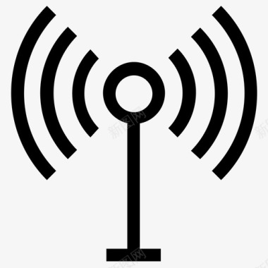 wifi信号连接数据图标图标