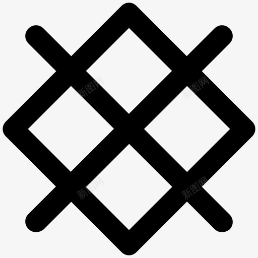 几何形状和开发粗体线条图标svg_新图网 https://ixintu.com 几何形状 设计和开发粗体线条图标