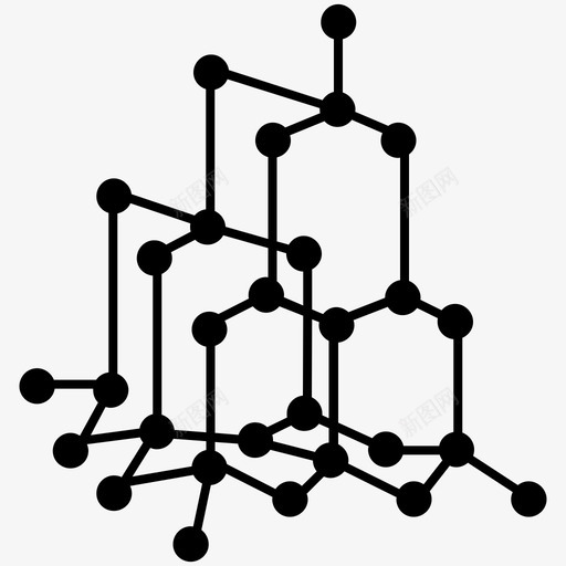 分子结构形状科学图标svg_新图网 https://ixintu.com 分子 分子结构 化学 原子 形状 斯帕蒂克 模型 物质 科学 科学研究固体