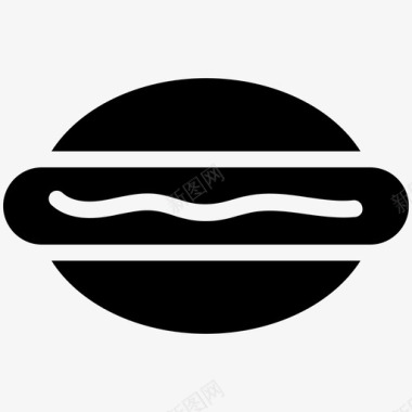 汉堡食物酷载体图标图标