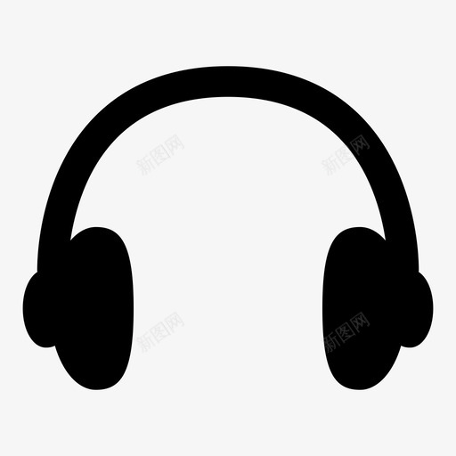耳机音响音乐图标svg_新图网 https://ixintu.com 助听器 电子耳罩 耳塞 耳机 计算机设备1 设备 音乐 音响 音频设备