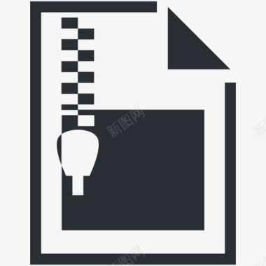 zip文件用户界面和web图标图标