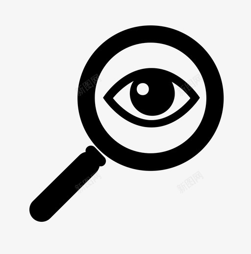 调查结论侦查图标svg_新图网 https://ixintu.com 侦查 搜索 放大镜 检查 眼睛 确定 私人眼睛 结论 调查