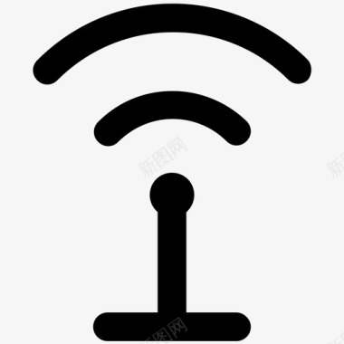 wifi信号多媒体粗体图标图标