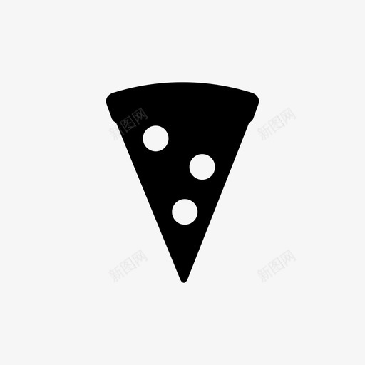 披萨片吃食物图标svg_新图网 https://ixintu.com 吃 各种 意大利香肠 披萨片 比萨店 纽约 街头食品 食物
