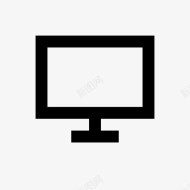 笔记本电脑视窗屏幕图标图标