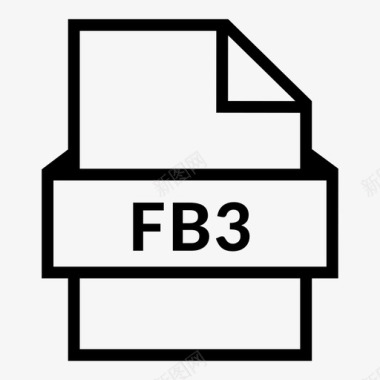 fb3文件jet文件格式图标图标