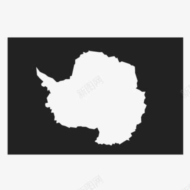 南极洲南部共享图标图标