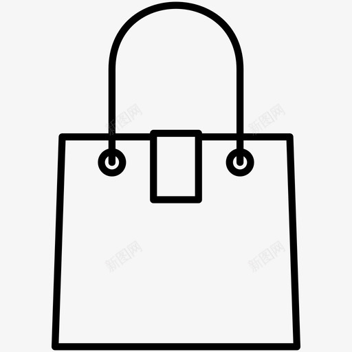 购物袋商店挎包图标svg_新图网 https://ixintu.com 商店 巴黎 手提包 挎包 礼品 购物袋 采购 钱包 销售 零售