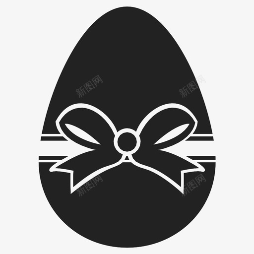 复活节彩蛋传统礼物图标svg_新图网 https://ixintu.com 传统 兔子 复活节假期 复活节彩蛋 庆祝 染色 礼物 装饰彩蛋 颜色