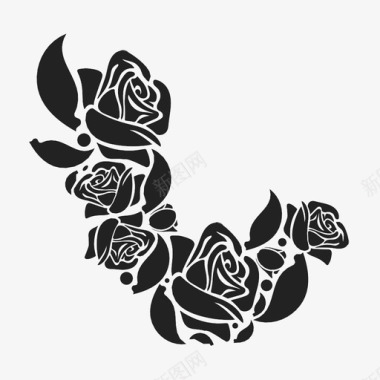玫瑰美人花图标图标