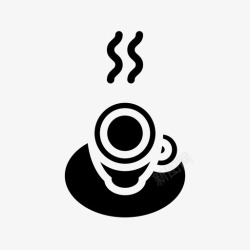 哈维咖啡休息冲泡图标高清图片