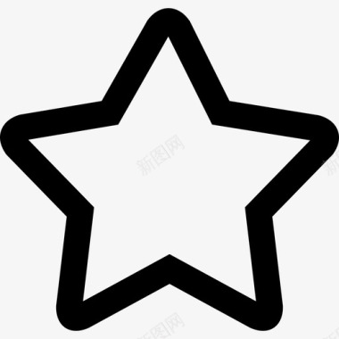 1颗星标志灯塔图标图标