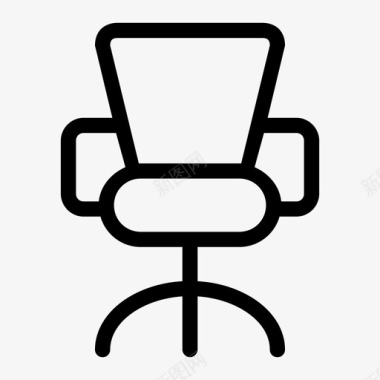 办公椅转椅座椅图标图标