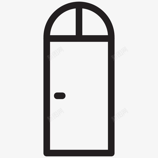门门口出口图标svg_新图网 https://ixintu.com web和用户界面图标 入口 出口 前门 房屋入口 打开 机会 网关 门 门口