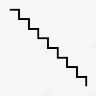 台阶攀爬失败图标图标