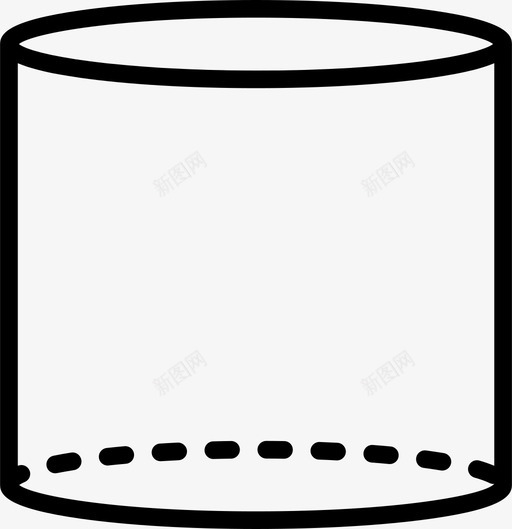 圆筒工具符号图标svg_新图网 https://ixintu.com 压碎图标设计轮廓 圆筒 圆筒形状 安全 容器 工具 形状 烧瓶 玻璃 符号 管子 设计