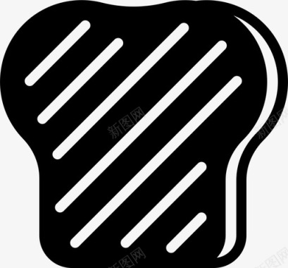 吐司针尖免提图标图标