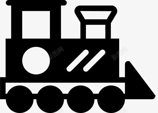玩具火车火车火车头图标图标