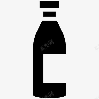 瓶子饮料奶瓶图标图标