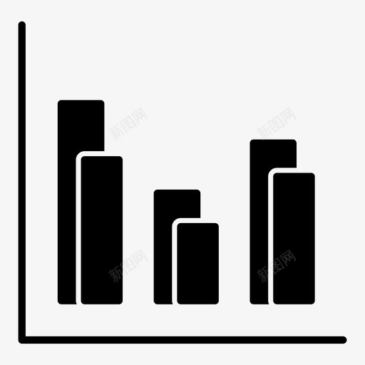 条形图时间表统计数据图标svg_新图网 https://ixintu.com 分析 办公室演示 图表 图表1 数据 时间表 条形图 比较 统计数据