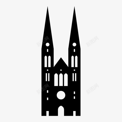 萨格勒布大教堂今天现在图标svg_新图网 https://ixintu.com 今天 传奇 克罗地亚 地标 建筑 明天之前 欧洲 欧洲首都 现在 自然卫星 萨格勒布 萨格勒布大教堂