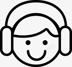 男孩听到声音听声音录音图标高清图片