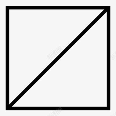 对角线正方形十字正方形好正方形图标图标