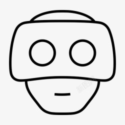 谷歌新虚拟现实护目镜穿戴虚拟现实谷歌图标高清图片