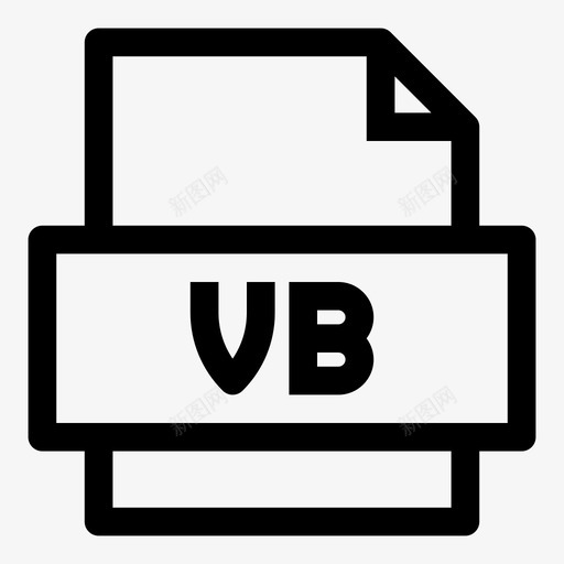 vb文件vbscript文件visualbasic图标svg_新图网 https://ixintu.com microsoft vbscript文件 vb文件 visualbasic 内存 可执行文件 存储 文件扩展名 编程