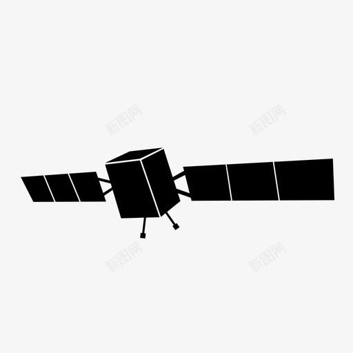 卫星技术轨道图标svg_新图网 https://ixintu.com gps 传输 信息 免提 卫星 品牌 天线 技术 数据 轨道 通信